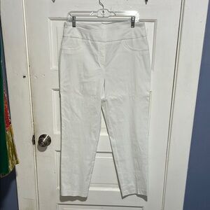 Ruby Rd. White ankle Pants